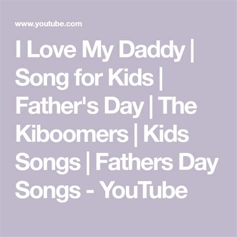 i love my daddy lyrics